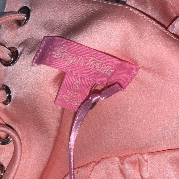 Pink Sugarthrillz corset top - Picture 4 of 4